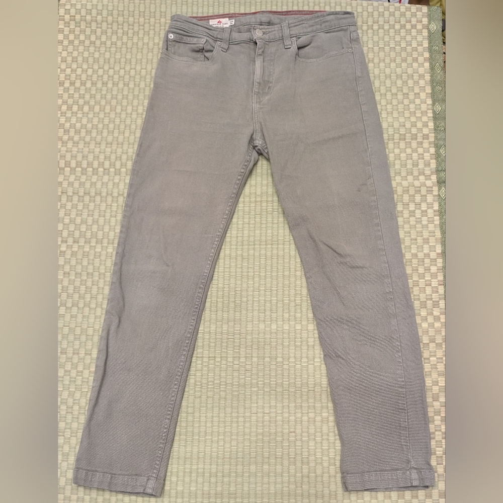 American Giant Roughneck Stretch Pants Brown Men's Size 32 x 27.5 Made in USA